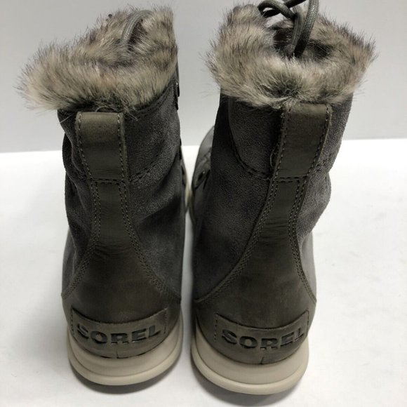 Sorel Women's Explorer Joan, Gray Waterproof Winter Boots, Size 8M. - Picture 3 of 5